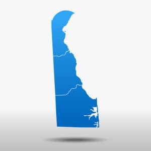 Delaware state map