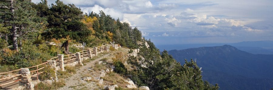 Mountain trail near Albuquerque New Mexico