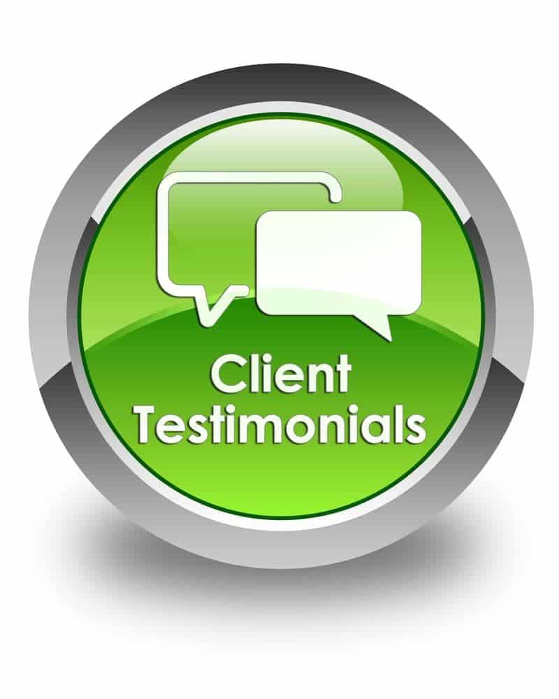 massage client testimonials