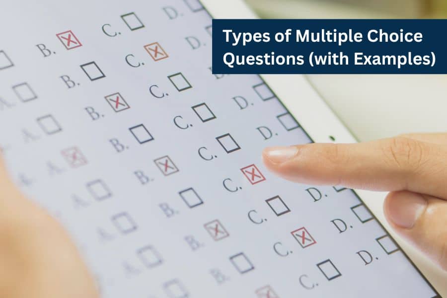 Types of Multiple Choice Questions
