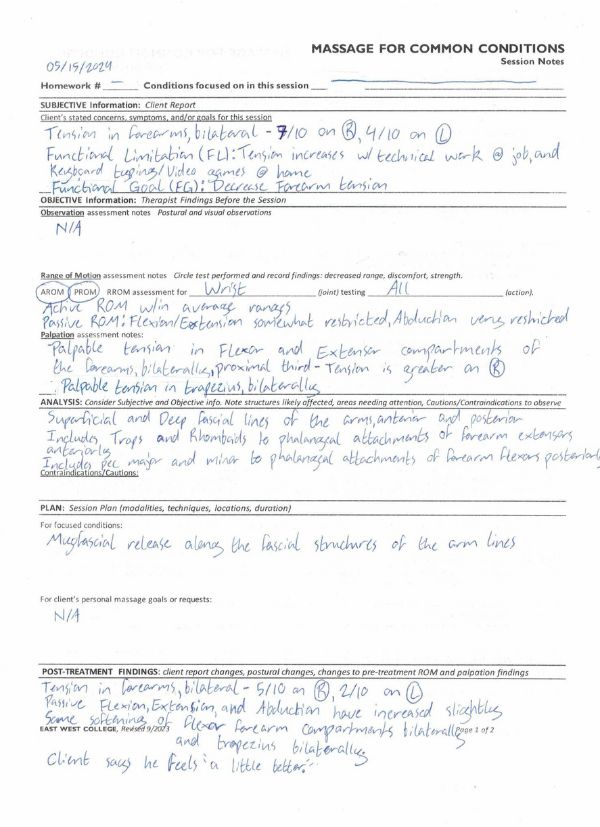 Session Note 1