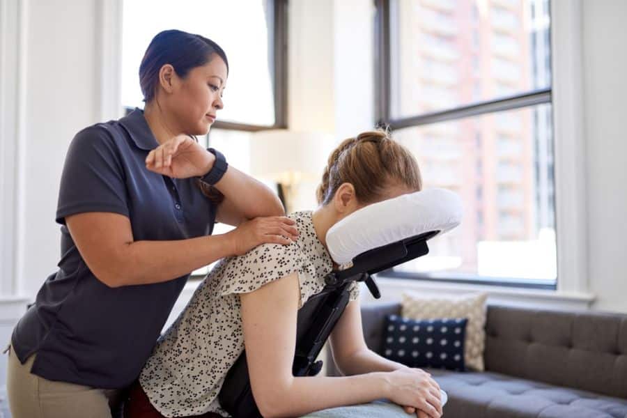 Successful Chair Massage Program for Businesses