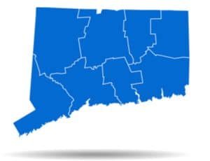 Connecticut state map
