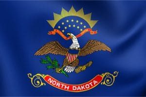 North Dakota flag North Dakota flag